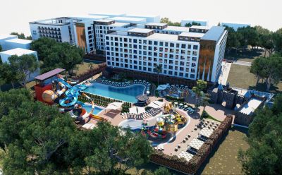 Apartmány v rezorte s Aquaparkom. Už vo výstavbe! Len 200m od mora.