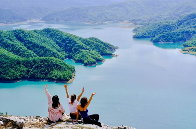 Only beach in Albania