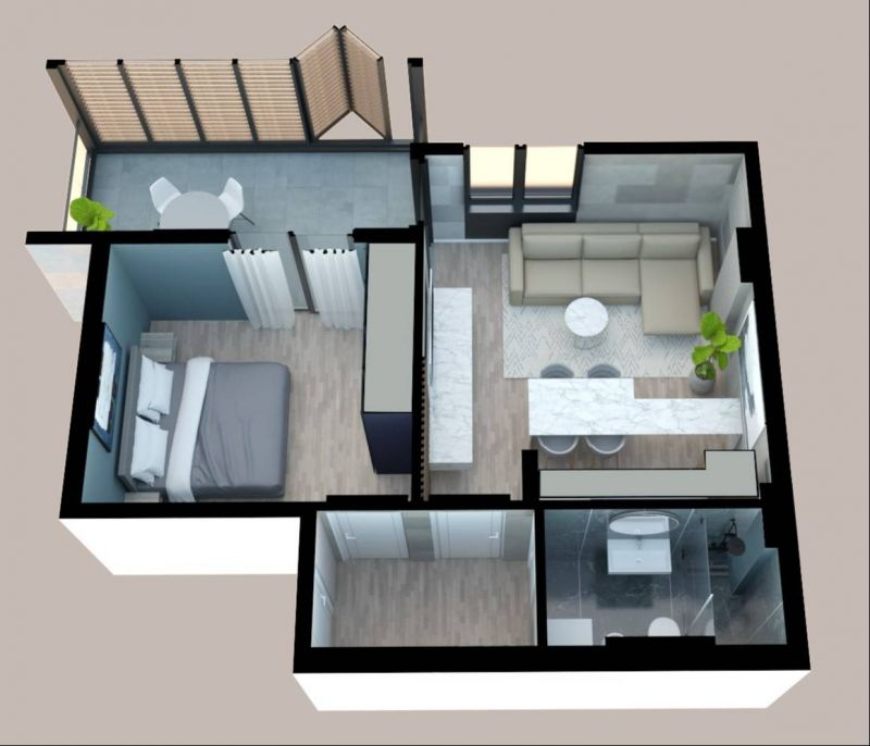 Projekt s bazénom a výhľadom na more od 800€/m2,  aj na splátky. - 8