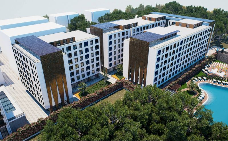 Apartmány v rezorte s Aquaparkom. Už vo výstavbe! Len 200m od mora. - 28