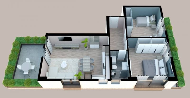Projekt s bazénom a výhľadom na more od 800€/m2,  aj na splátky. - 12
