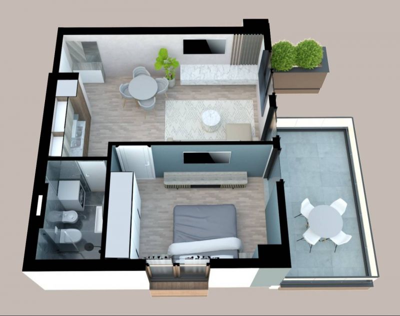 Projekt s bazénom a výhľadom na more od 800€/m2,  aj na splátky. - 14