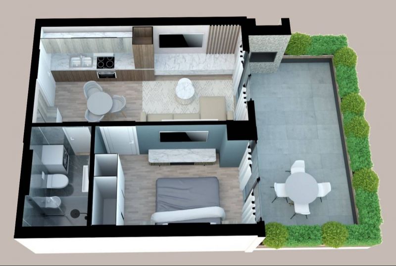 Projekt s bazénom a výhľadom na more od 800€/m2,  aj na splátky. - 19